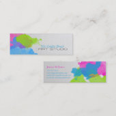 Aquarell Mini Visitenkarte (Vorne/Hinten)