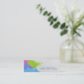 Aquarell Mini Visitenkarte (Stehend Vorderseite)