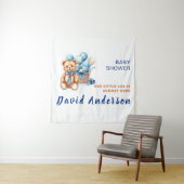 Aquarell minimalist Baby Shower Junge Wandteppich (Beispiel)