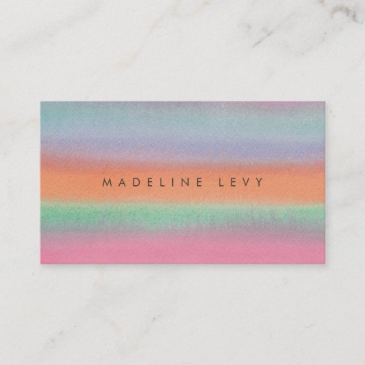 Aquarell Minimalistisch Modernes Ernennungsverfahr Terminkarte (Vorderseite)