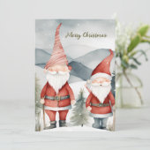 Aquarell Minimalistisch Weihnachten Weihnachten (Stehend Vorderseite)