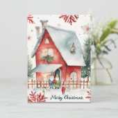 Aquarell Minimalistisch Weihnachten Weihnachten (Stehend Vorderseite)