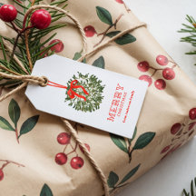 Aquarell Mistelzweig Frohe Weihnachten Rote Schlei