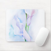 Aquarell mit 3 Callas Mousepad (Mit Mouse)