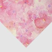 Aquarell mit Blumen Seidenpapier (Detail)