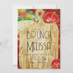 Aquarell Mittagessen Brunch Vernetzung Büro Verans Einladung