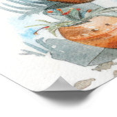 Aquarell Mittelmeer Poster (Ecke)