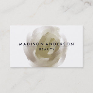 Aquarell Moderne Einfache Klassische Schwarze Gold Visitenkarte