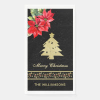 AQUARELL MODERNE ELEGANTE WEIHNACHTSBAUM