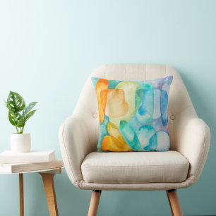 Aquarell/ Moderne/ Muster/ Druck/ Kissen/ Design Kissen