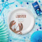 Aquarell Moderne Rustikale Elegante Lobbybühne Pappteller (Party)