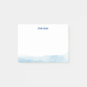 Aquarell Moderne Schrift Personalized Post-it Klebezettel (Vorderseite)