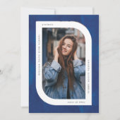 Aquarell Moderner Rahmen Abschluss Ankündigung (Vorderseite)