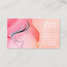 Aquarell-modischer moderner Friseur