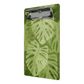 Aquarell Monstera Muster Mini Klemmbrett (Gewinkelt2)