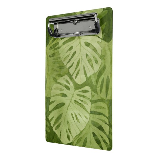 Aquarell Monstera Muster Mini Klemmbrett (Gewinkelt2)