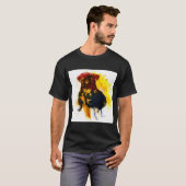 Aquarell-Mops-Welpe T-Shirt (Vorne ganz)