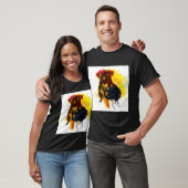 Aquarell-Mops-Welpe T-Shirt (Unisex)