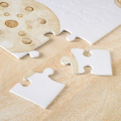 Aquarell-Muscheln Perlen Küstenmuster Puzzle (Seite)