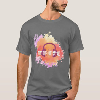 Aquarell-Musik-Freund T-Shirt