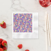Aquarell-Muster-Papiertaschentuch Serviette (Beispiel)