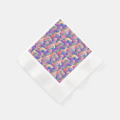 Aquarell-Muster-Papiertaschentuch Serviette (Ecke)