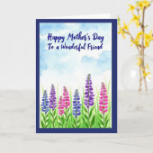 Aquarell Muttertag Freund Karte (Gelbe Blume)