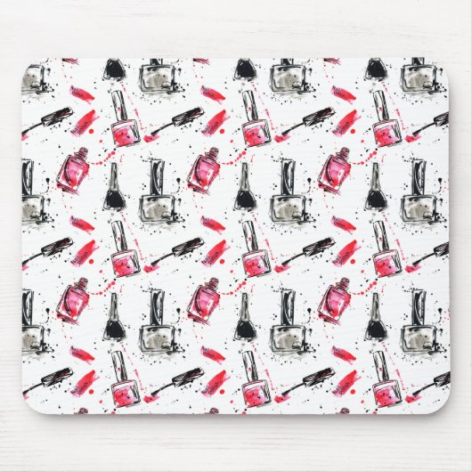 Aquarell-Nagellack-Muster Mousepad (Vorne)