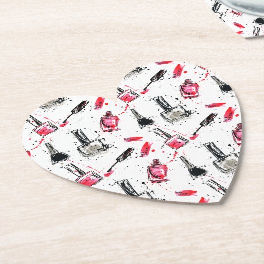 Aquarell-Nagellack-Muster Untersetzer (angewinkelt)