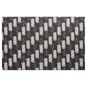 Aquarell Nahtloser Musterbarberladen nach Garten Stoff (Fat Quarter (45,7 x 55,9 cm))