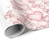 Aquarell-Nahtlosmuster mit zahlreichen Sofas Geschenkpapier (Rolleneckpunkt)