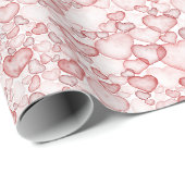 Aquarell-Nahtlosmuster mit zahlreichen Sofas Geschenkpapier (Rolleneckpunkt)