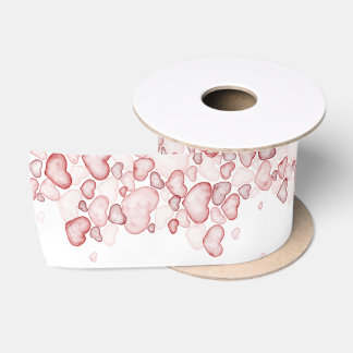 Aquarell-Nahtlosmuster mit zahlreichen Sofas Satinband
