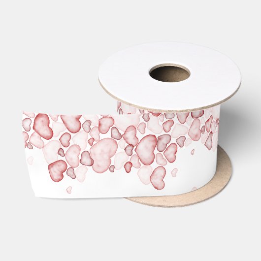 Aquarell-Nahtlosmuster mit zahlreichen Sofas Satinband (Spule)