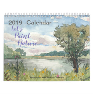 Aquarell-Natur-Kalender 2019 Kalender