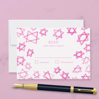 Aquarell Niedlich Pink Star von David Bar Bat Mitz