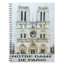 Aquarell Notre-Dame von Paris