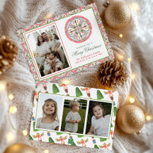 Aquarell-Nussknacker-Medaillon-Weihnachten