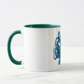 Aquarell-Oktopus-Illustration Tasse (Links)
