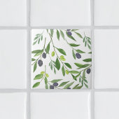 Aquarell-Olive  Fliese