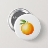 Aquarell Orange Button (Vorne & Hinten)