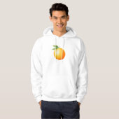 Aquarell Orange Hoodie (Vorne ganz)