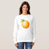 Aquarell Orange Sweatshirt (Vorne ganz)