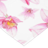 Aquarell-Orchideen-Design 15 Tischdecke (Schrägansicht)
