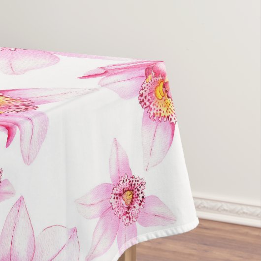 Aquarell-Orchideen-Design 15 Tischdecke (Beispiel)