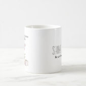 Aquarell-Orchideen-Inspirationsbecher Kaffeetasse (Mittel)