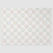 Aquarell-Oster-Ei-Blumenkranz Seidenpapier (Vorderseite)