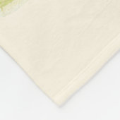 Aquarell-Oster-Frühlingsfee Fleecedecke (Ecke)