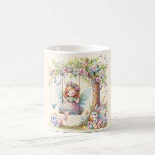 Aquarell-Oster-Frühlingsfee Kaffeetasse
