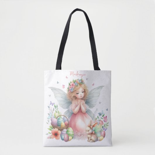 Aquarell-Oster-Frühlingsfee Tasche (Vorderseite)